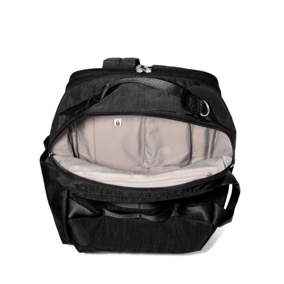 Brand New w/Tags Baggallini Black Snap & Go Modular Travel Backpack Bag Tote - Picture 9 of 16